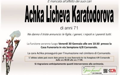 Achka Licheva karatodorova