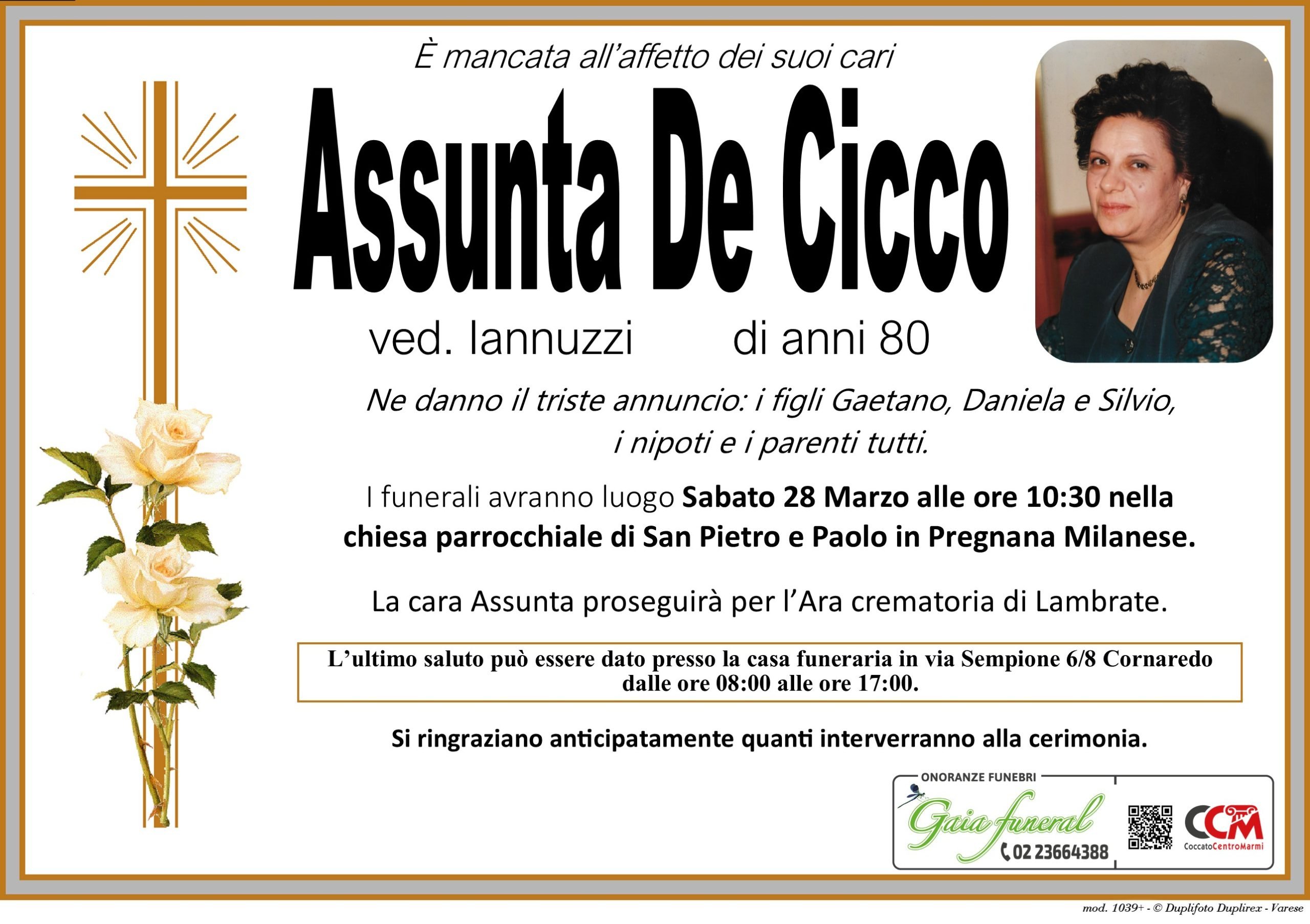 De Cicco Assunta