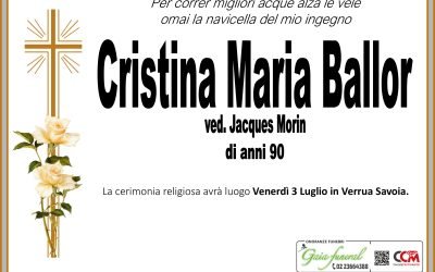Cristina Maria Ballor